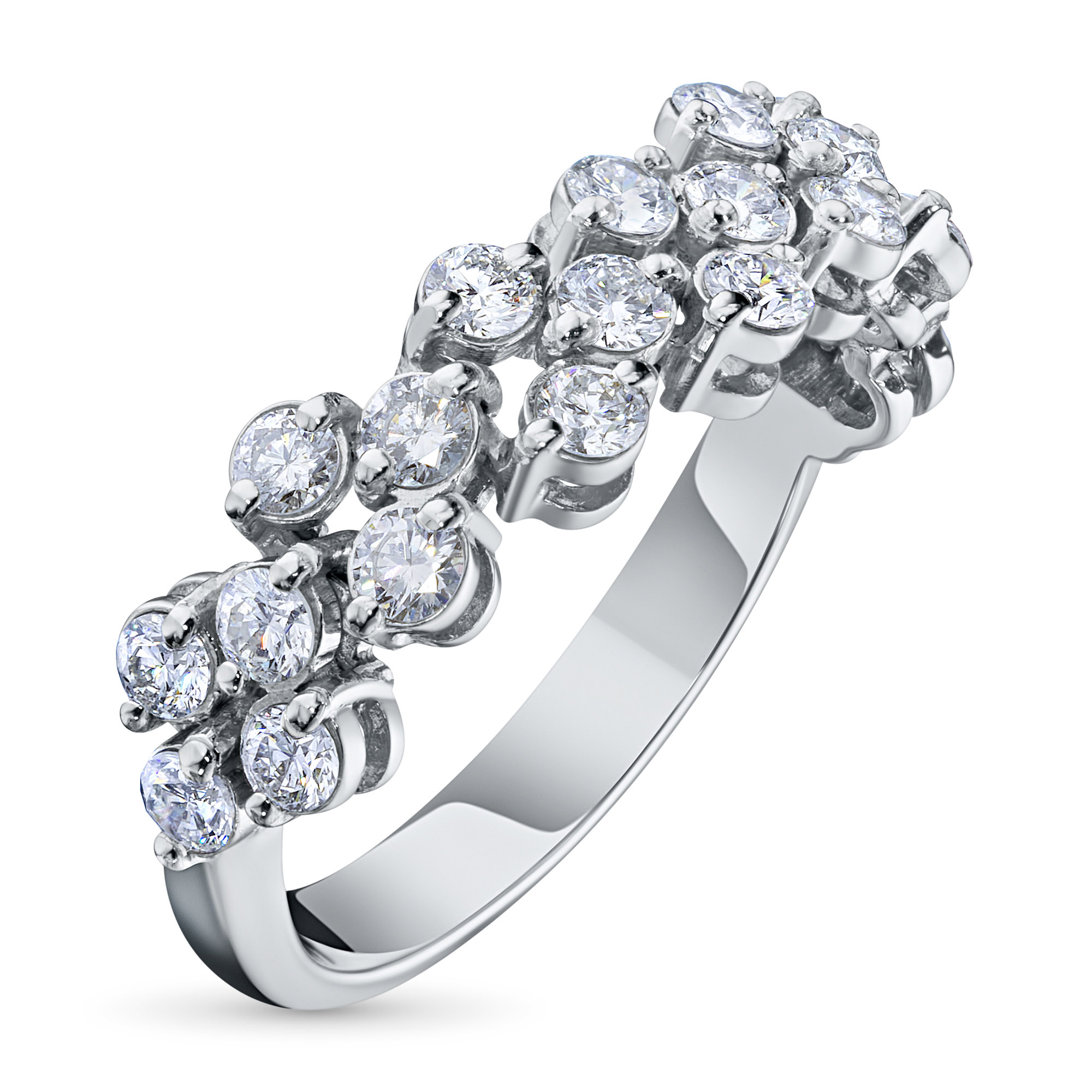 

Кольцо из белого золота с бриллиантами э0901кц04140400, э0901кц04140400