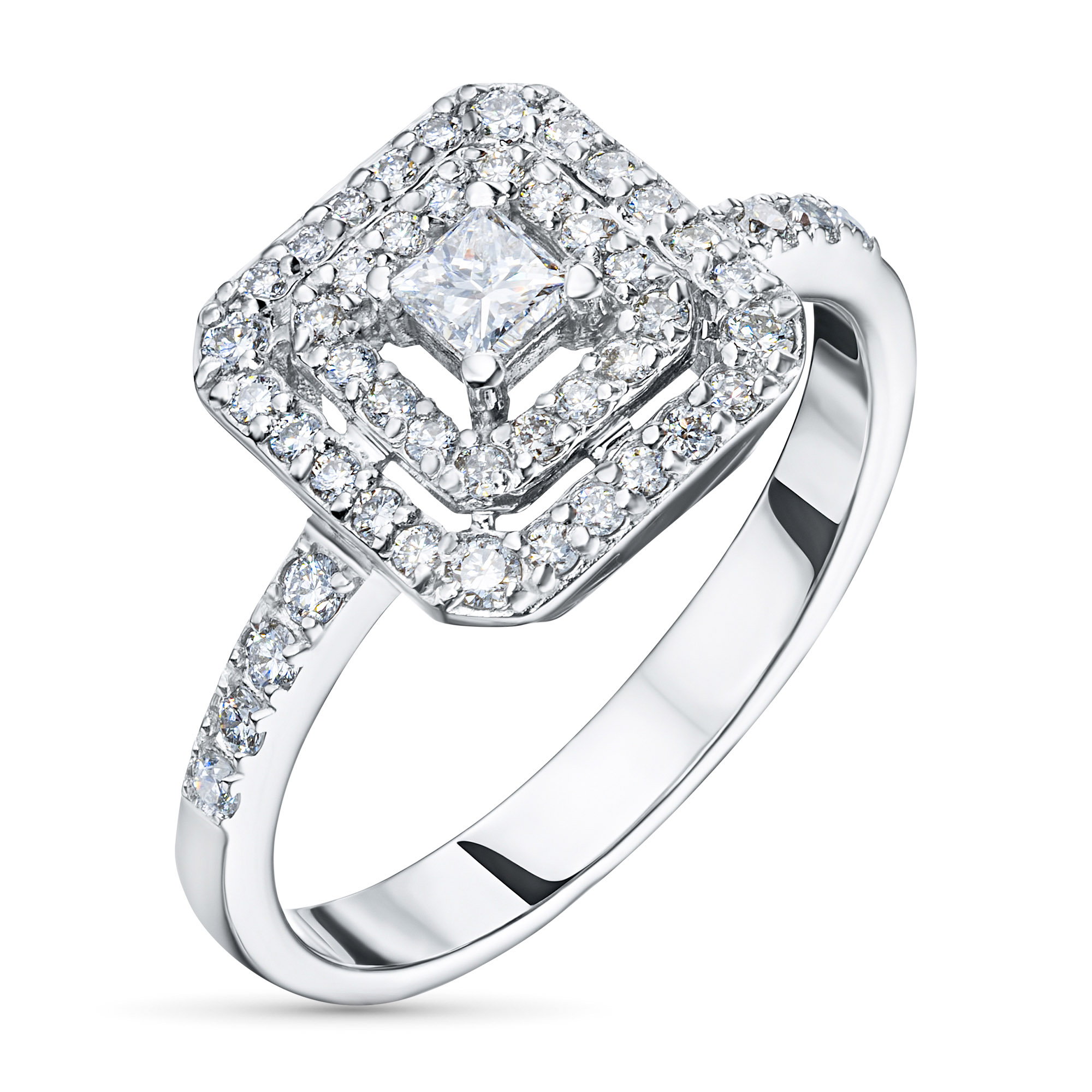 

Кольцо из белого золота с бриллиантами э4001кц09191170, э4001кц09191170