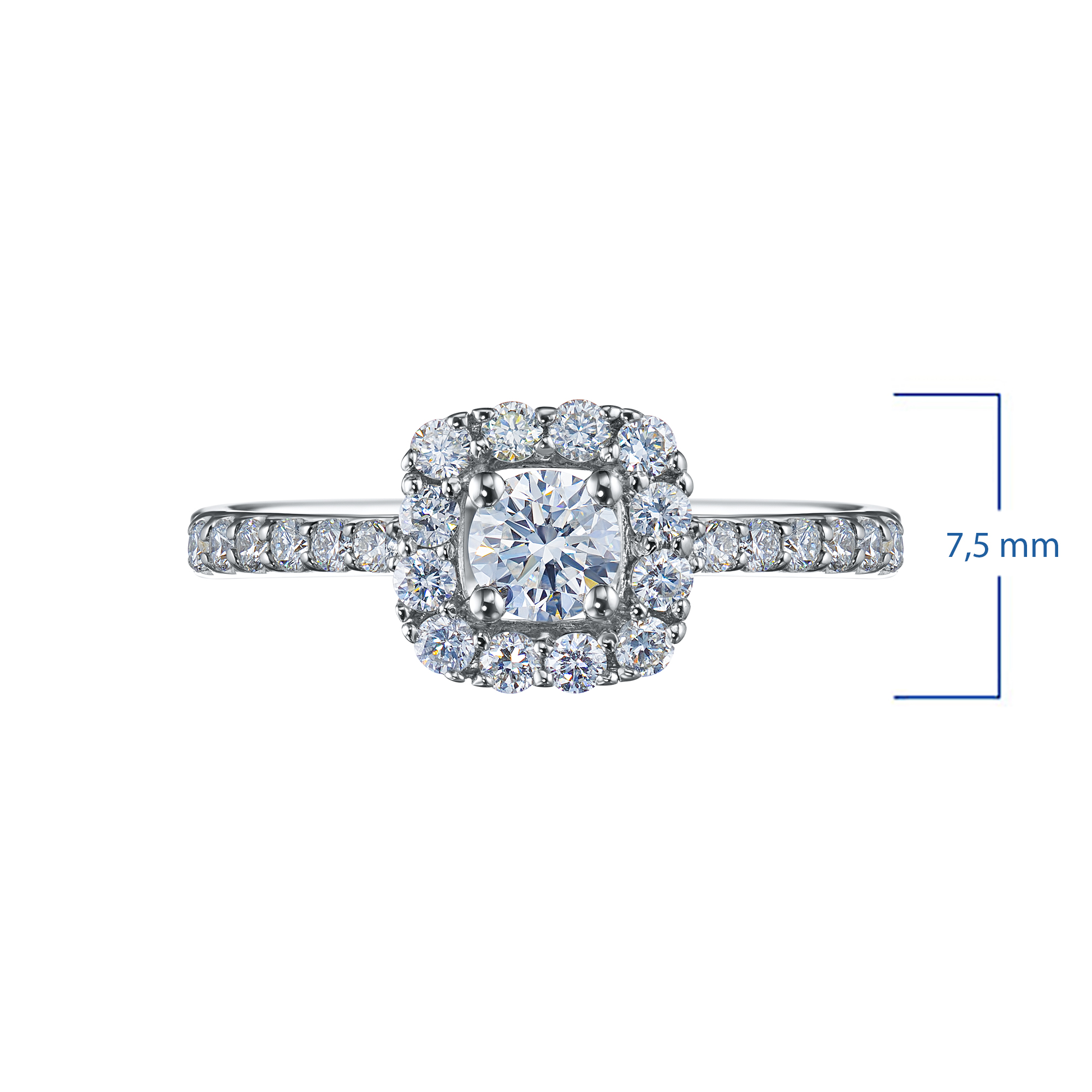 

Кольцо из серебра э0612кц12200951_white, э0612кц12200951_white