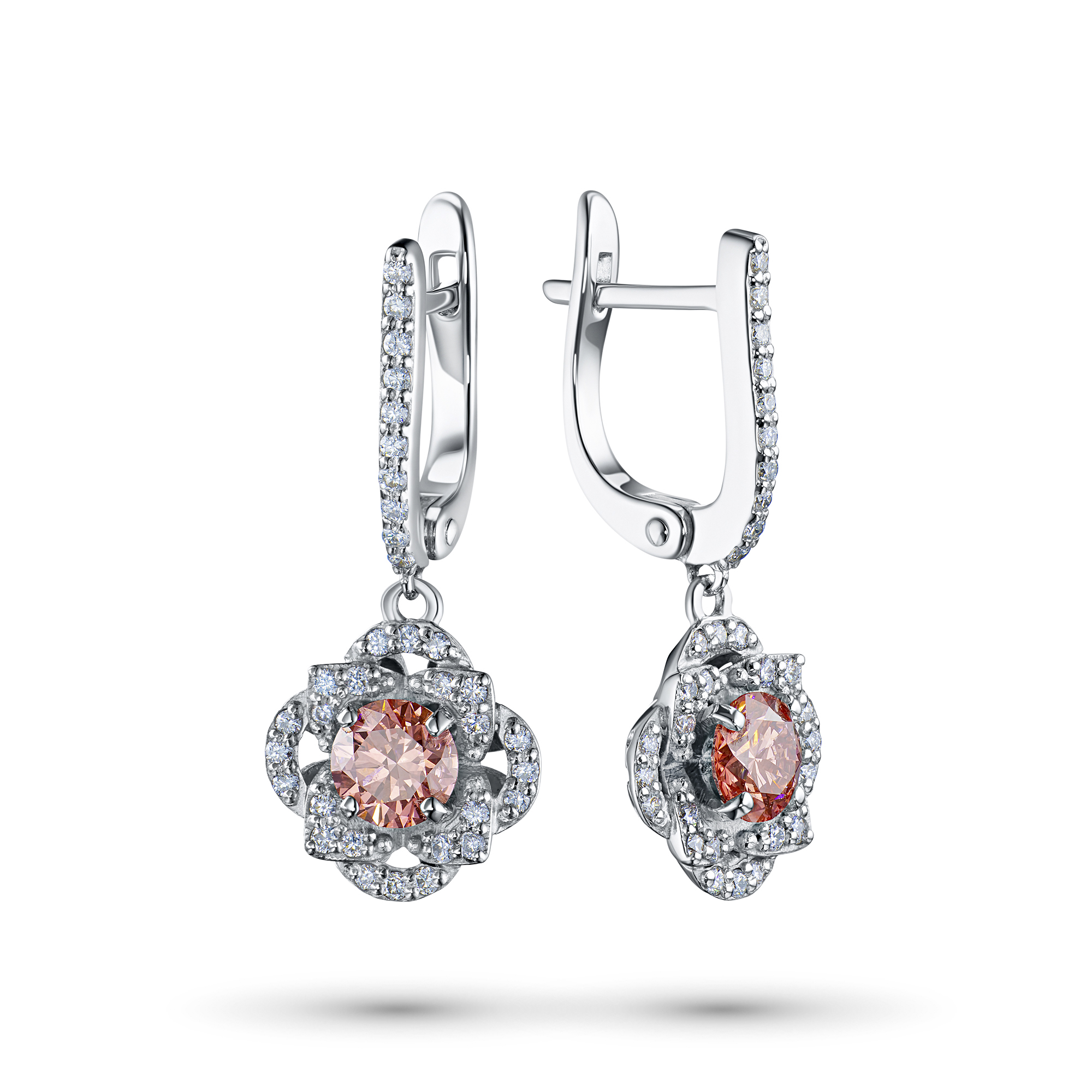 

Серьги из белого золота э0912сг04201513_pink, э0912сг04201513_pink
