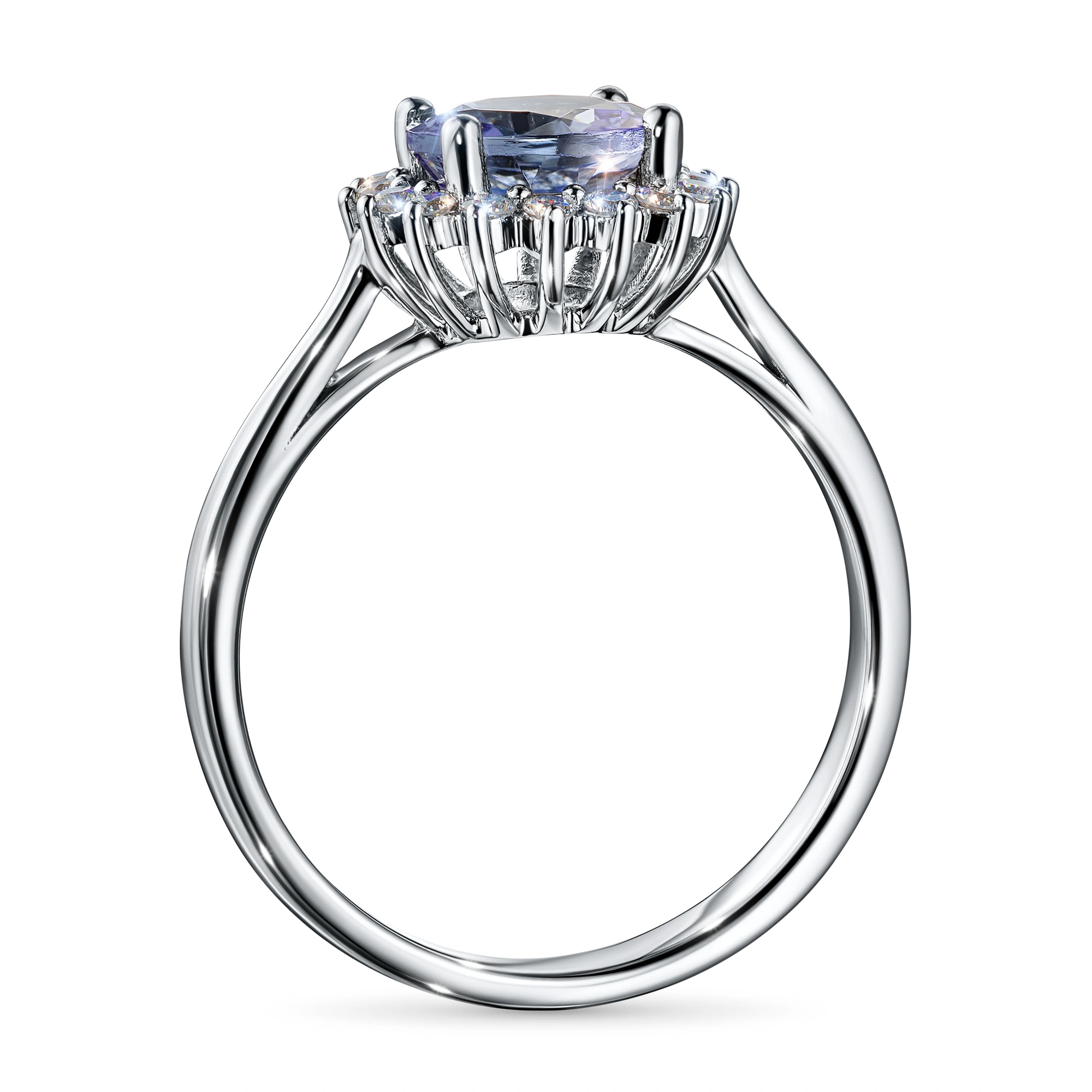 

Кольцо из белого золота с танзанитом э4760кц03210411, э4760кц03210411