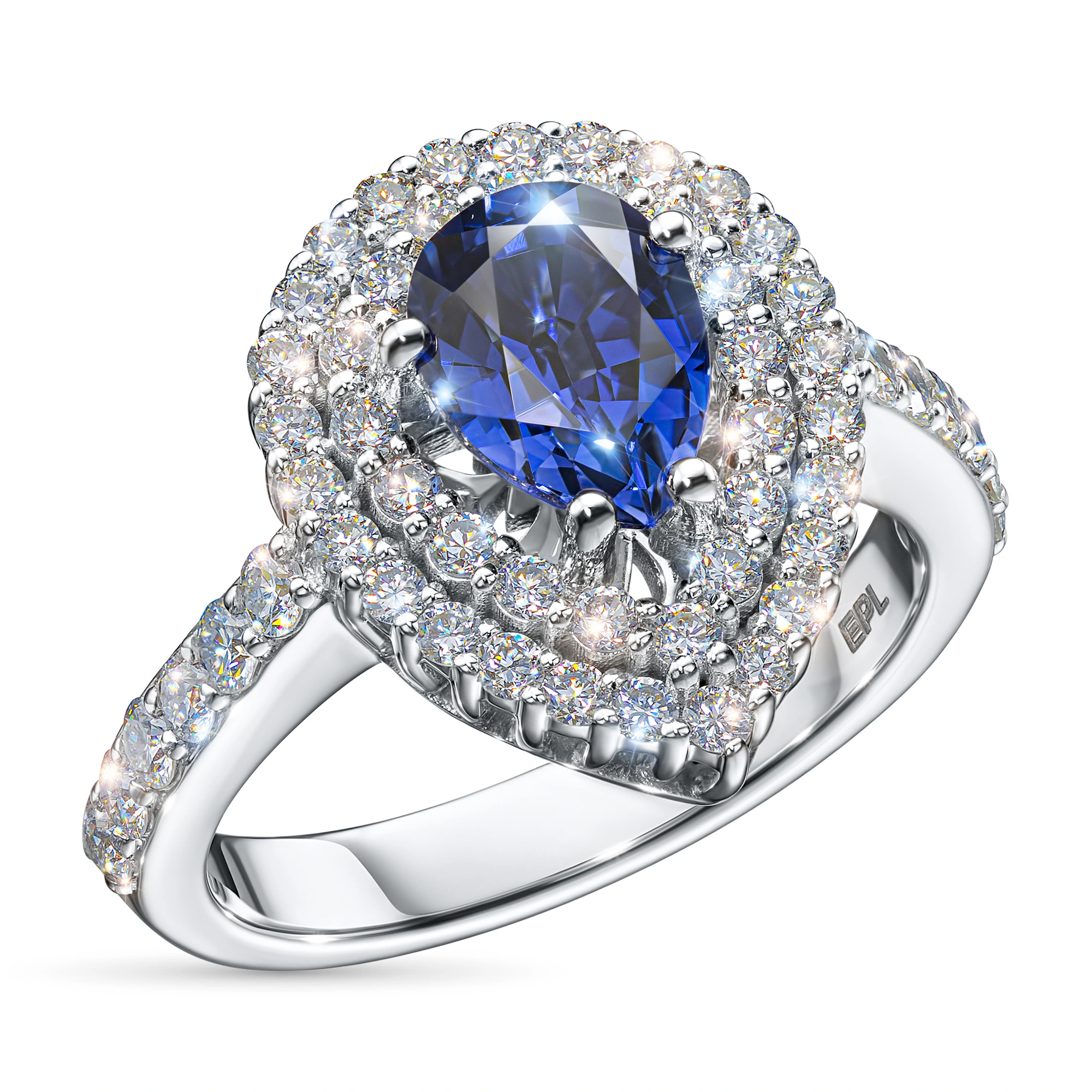 

Кольцо из белого золота с сапфиром э4758кц04210460, э4758кц04210460