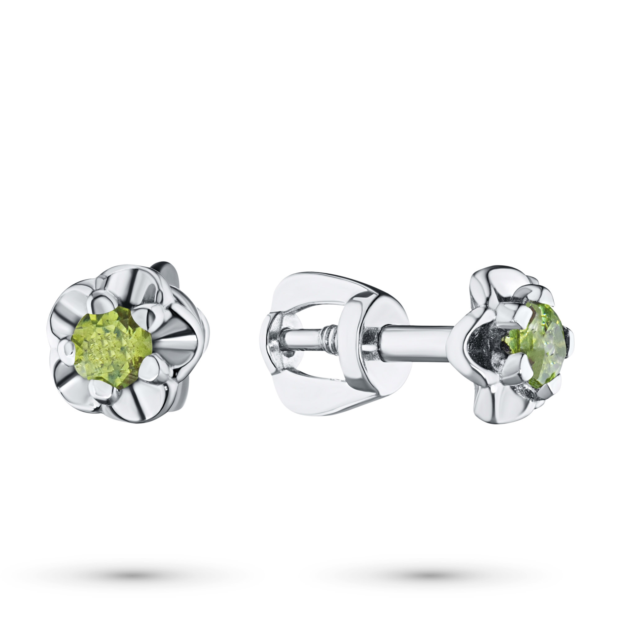 

Серьги из серебра с хризолитом э0611сг04200374, э0611сг04200374