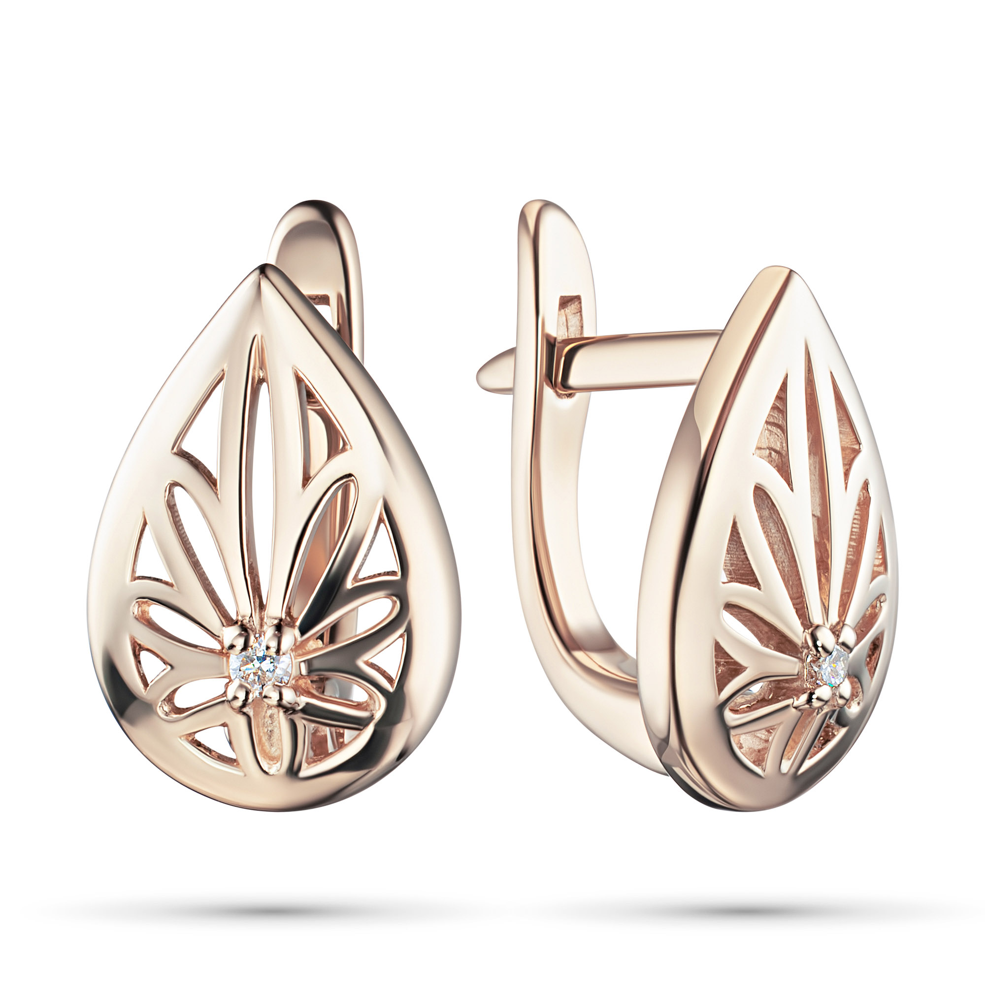 

Серьги из красного золота с бриллиантами э0201сг06210508, э0201сг06210508