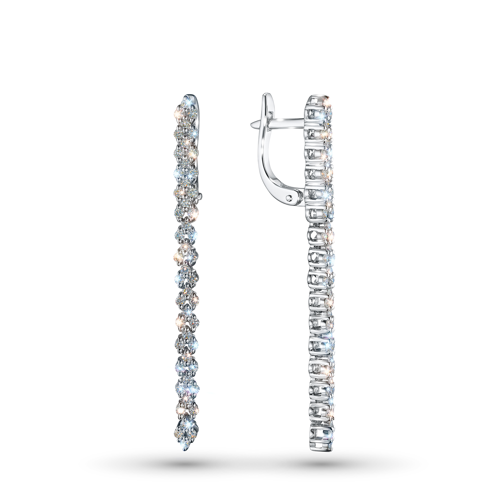 Серьги из белого золота э4712сг03186600