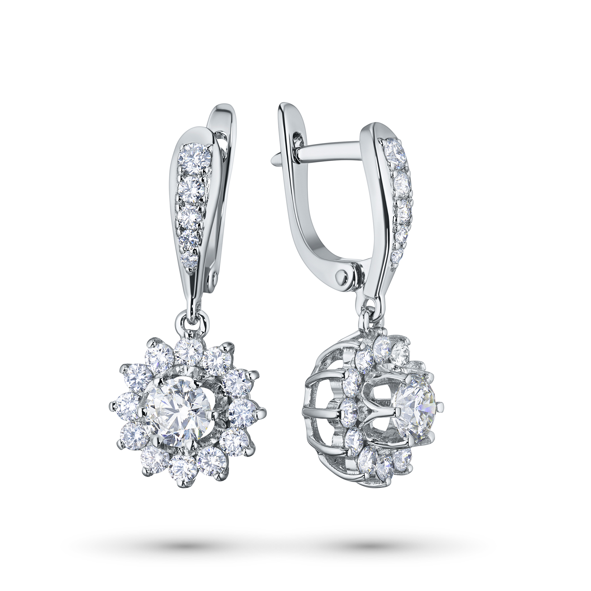 

Серьги из белого золота с бриллиантами э0901сг07184200, э0901сг07184200