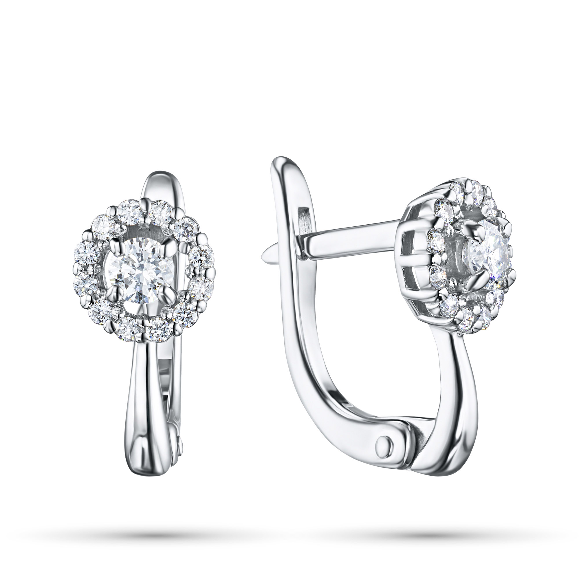 

Серьги из белого золота с бриллиантами э0901сг04202565, э0901сг04202565