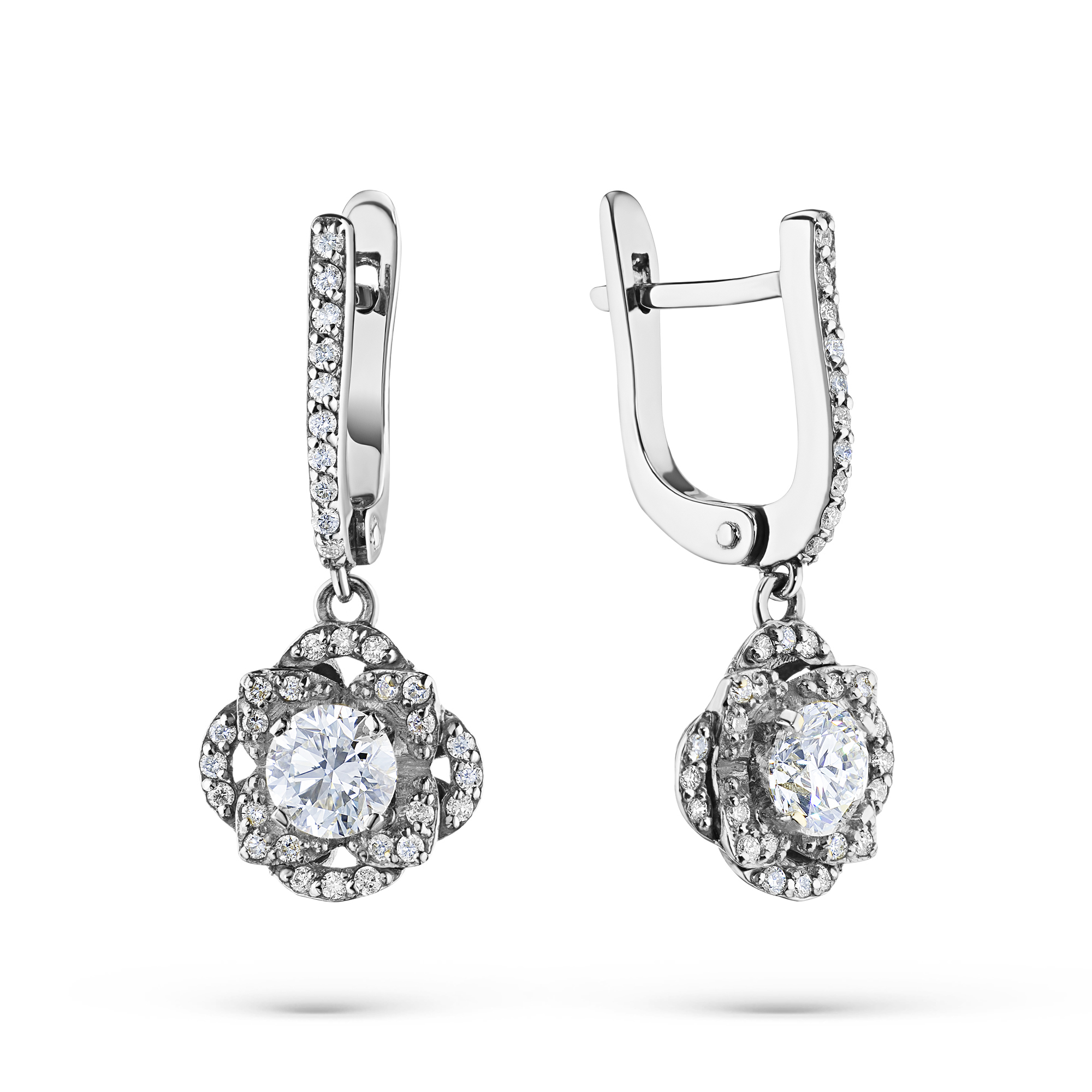 

Серьги из белого золота с бриллиантами э0901сг04201496, э0901сг04201496