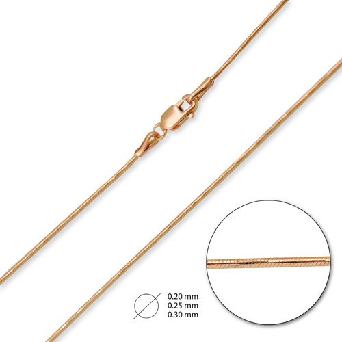 

Цепь из красного золота НЦ12-078d0,2, НЦ12-078d0,2