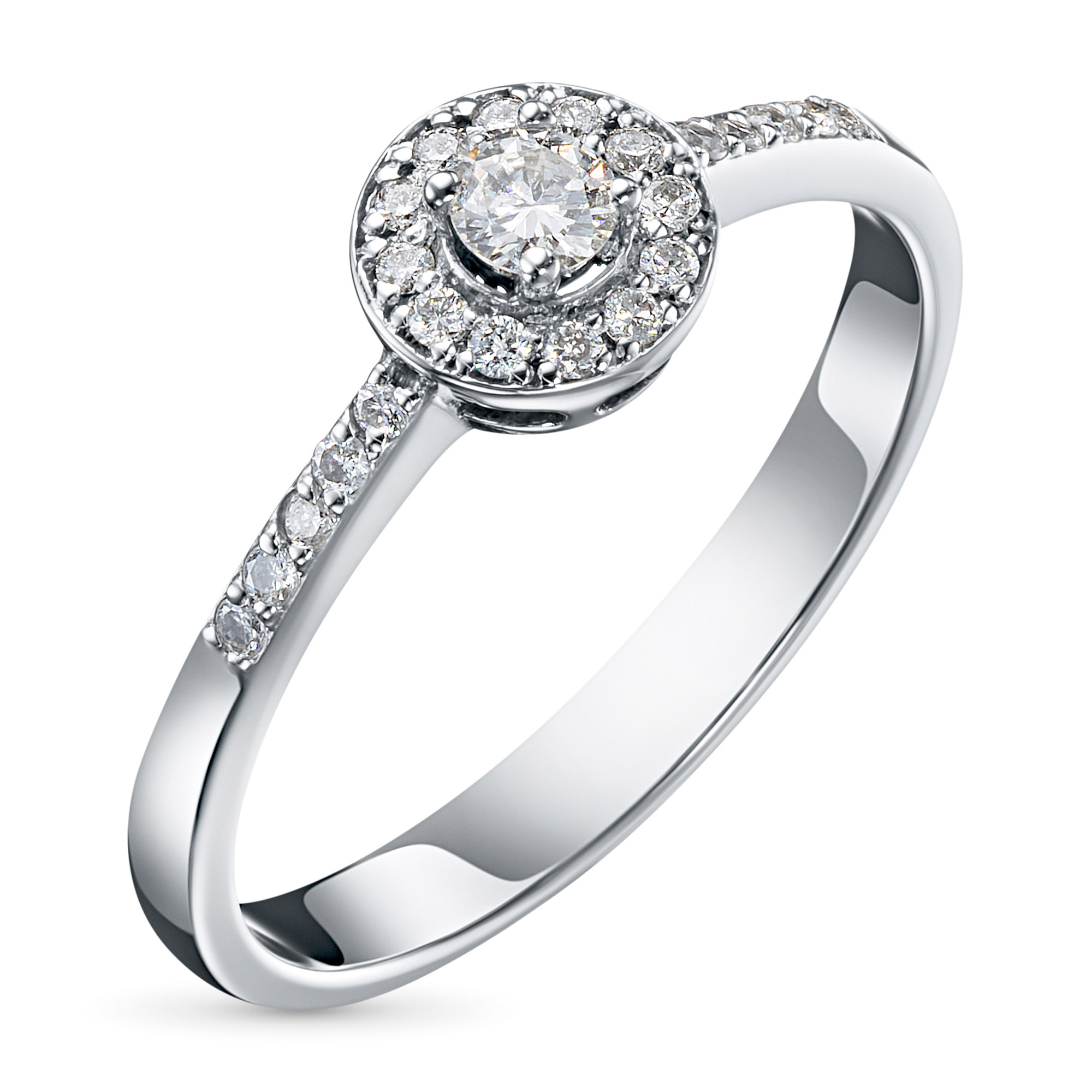 

Кольцо из белого золота с бриллиантами э0901кц04153200, э0901кц04153200