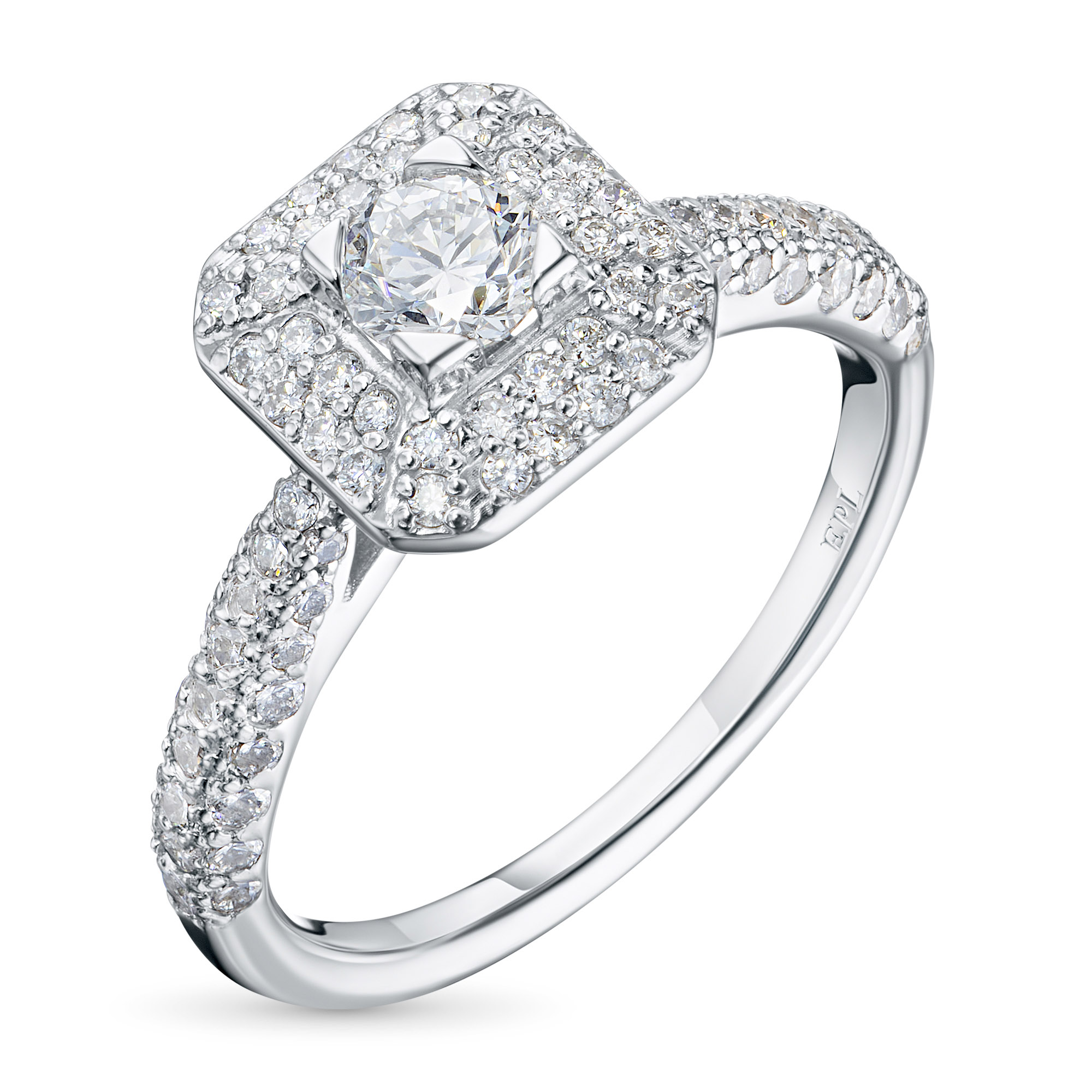 

Кольцо из белого золота с бриллиантами э4701кц06210952, э4701кц06210952