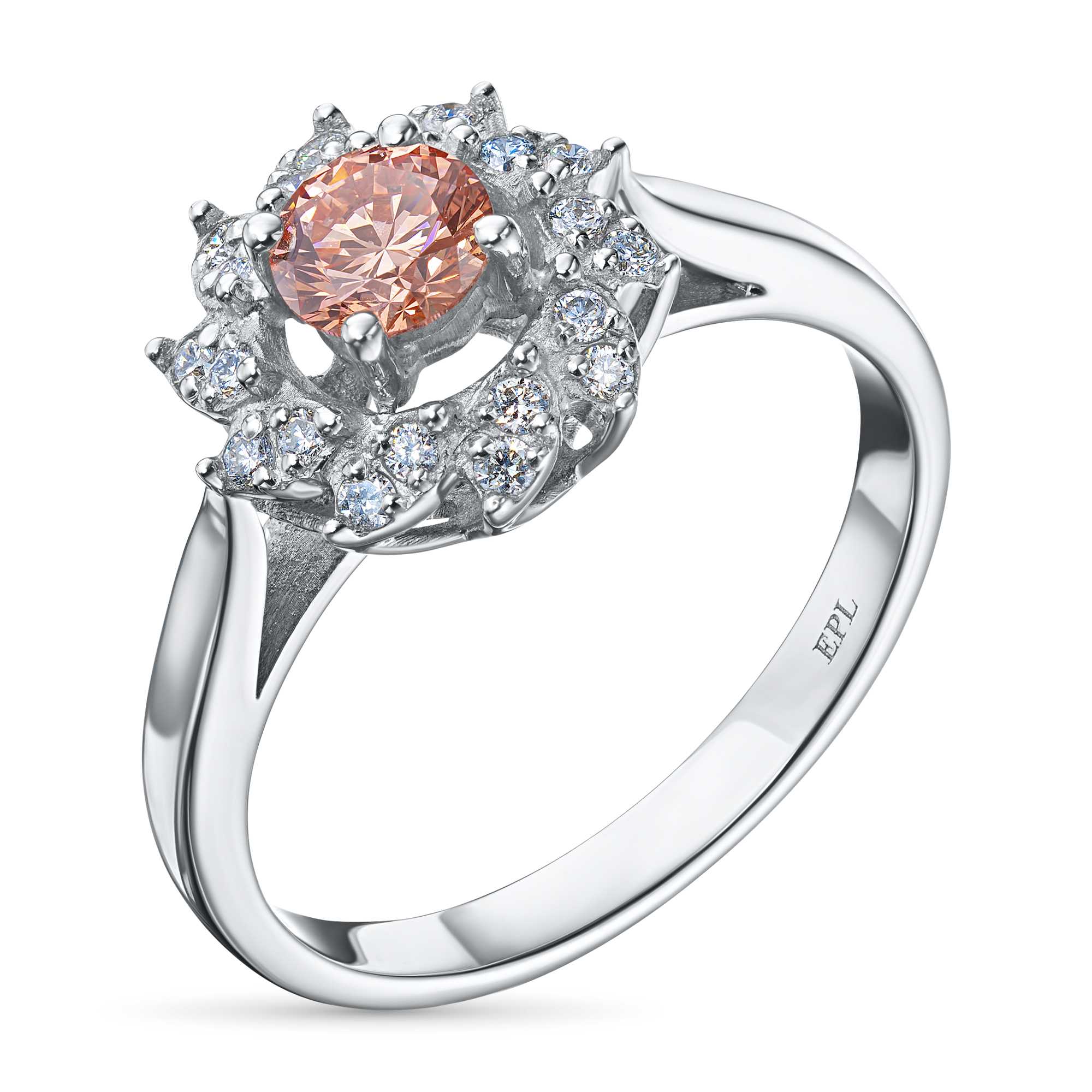 

Классическое кольцо из белого золота э0912кц11190200_pink, э0912кц11190200_pink