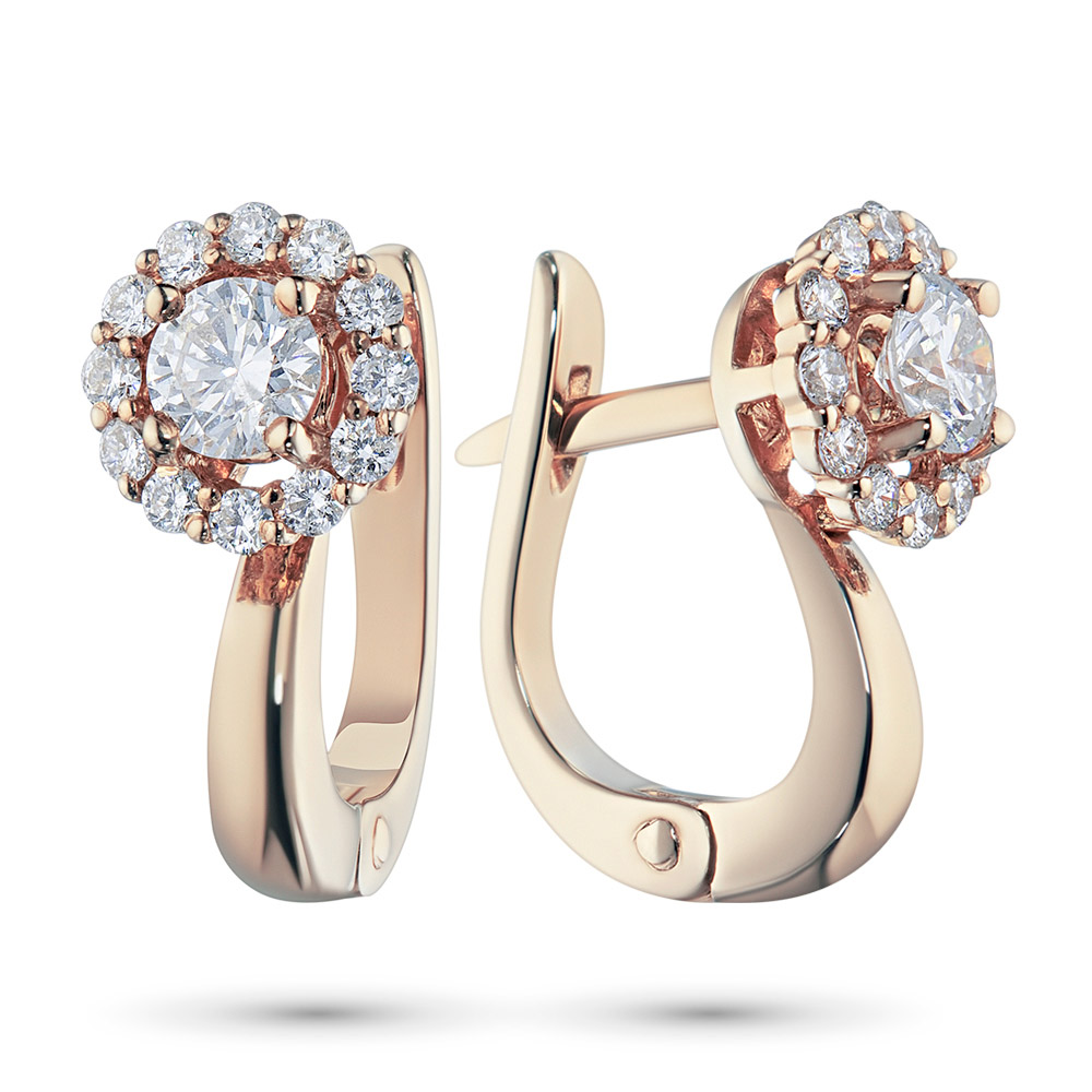 

Серьги из красного золота с выращенными бриллиантами e0212sg06151400, e0212sg06151400