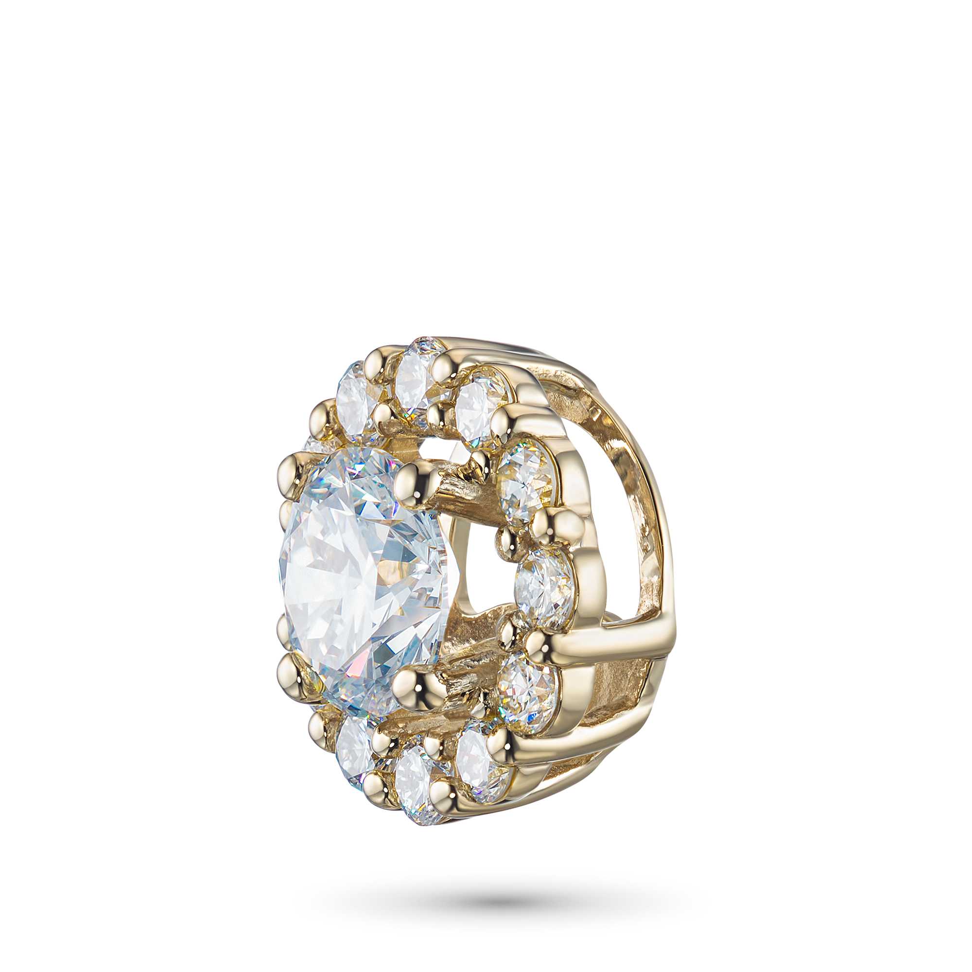 

Классическая подвеска из желтого золота э0312пд11231261_white, э0312пд11231261_white