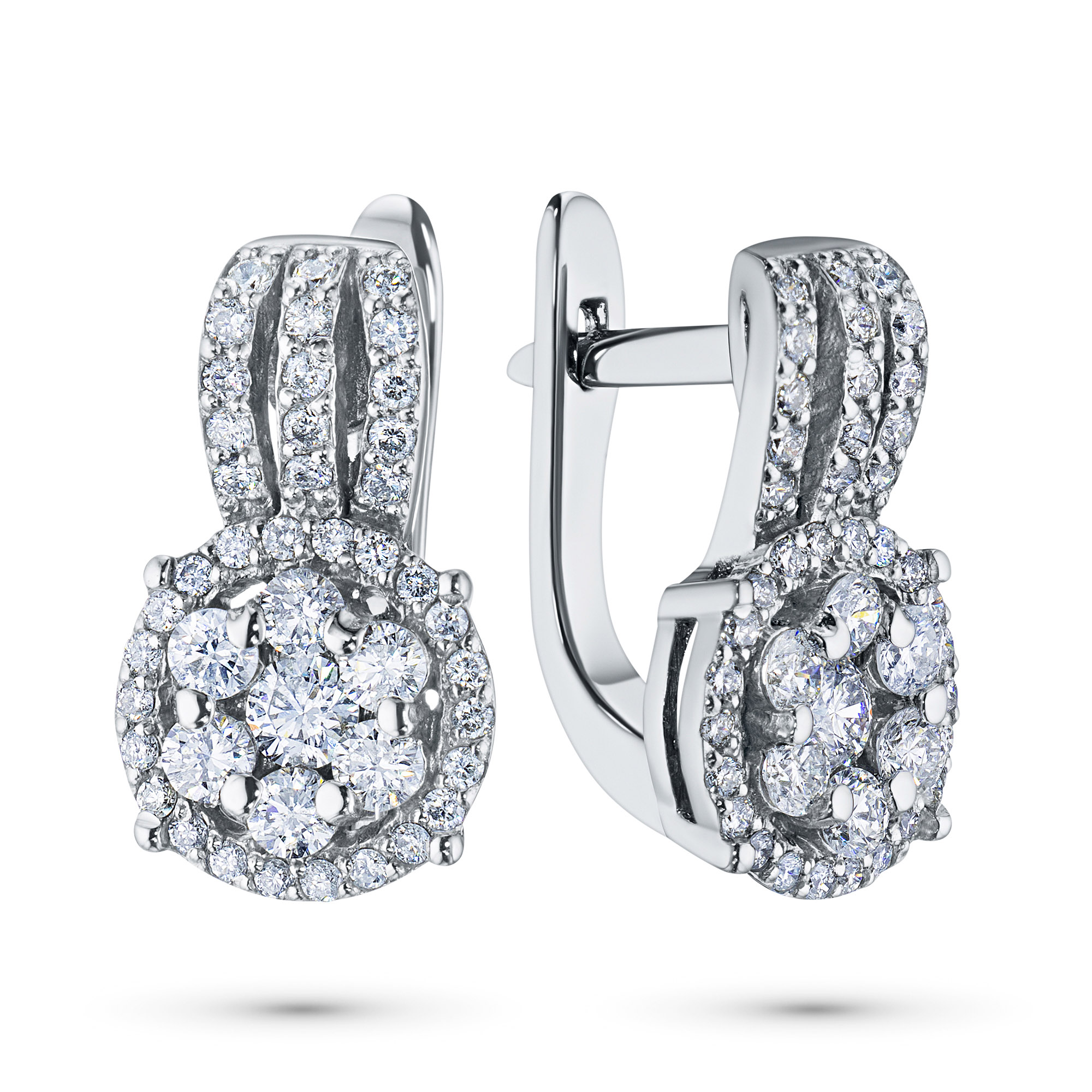 

Серьги из белого золота с бриллиантами э0901сг06182700, э0901сг06182700