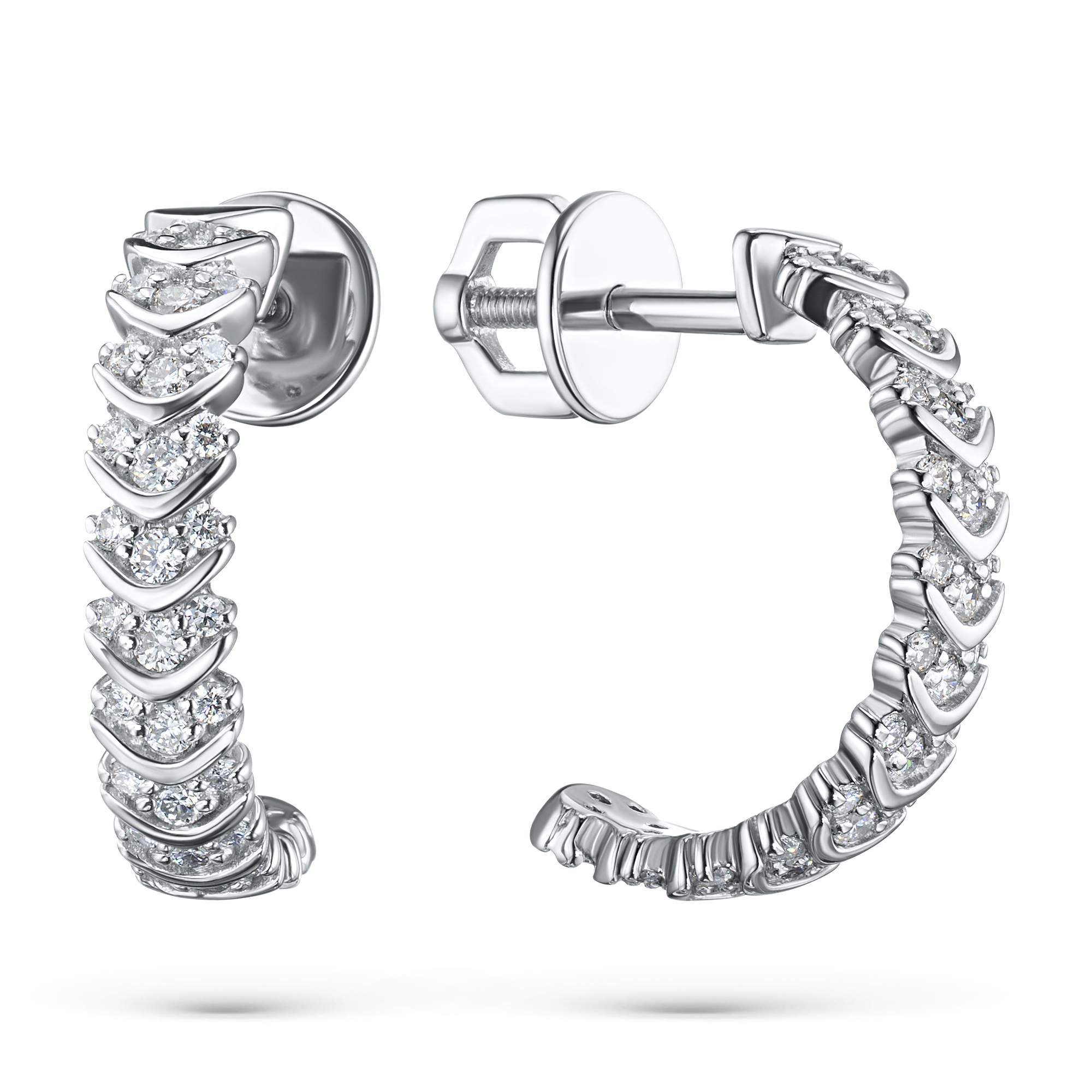 

Пусеты из белого золота с бриллиантами э0901пс09210662, э0901пс09210662