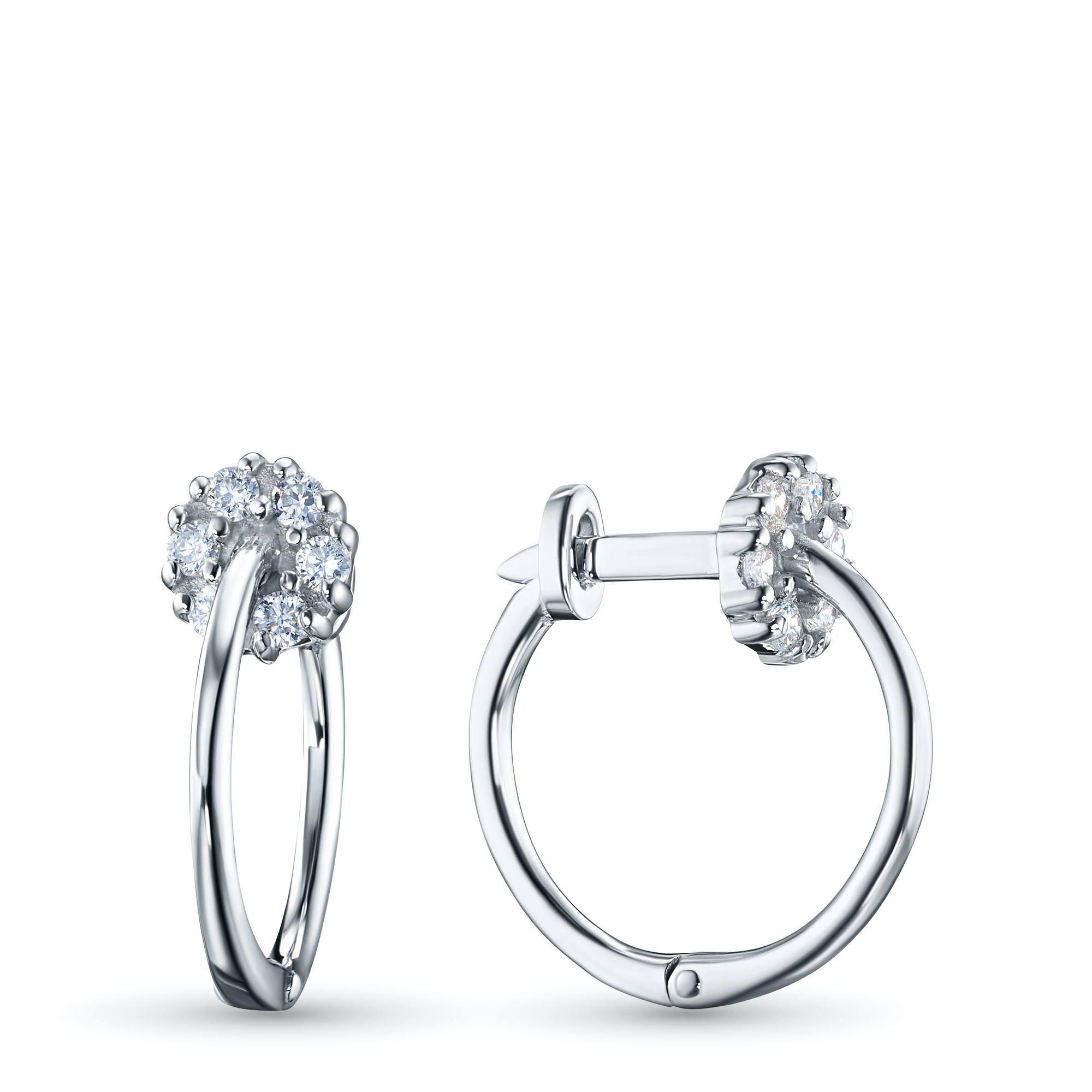 

Серьги из белого золота с бриллиантами э4001сг08200353, э4001сг08200353