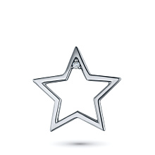 Подвеска из серебра с бриллиантом