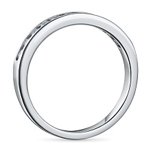 Кольцо из белого золота c бриллиантами