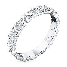 Кольцо из белого золота с бриллиантом (изготовление)