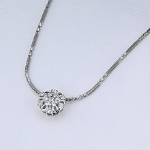 Подвеска из белого золота с бриллиантами (изготовление)