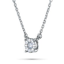 Колье из серебра c бриллиантами