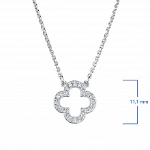 Колье из белого золота с бриллиантами (изготовление)