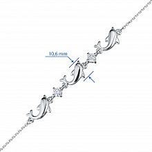 Браслет из белого золота с бриллиантами (изготовление)