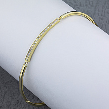 Браслет из желтого золота с бриллиантами