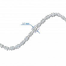 Колье из белого золота с бриллиантами (изготовление)