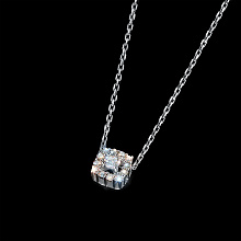 Подвеска из серебра c бриллиантами