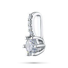 Подвеска из белого золота c бриллиантами