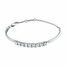 Браслет из белого золота с бриллиантами (изготовление)