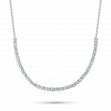 Колье из белого золота с бриллиантами (изготовление)