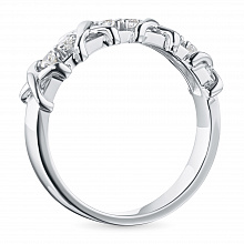 Кольцо из белого золота с бриллиантами (изготовление)