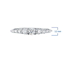 Кольцо из красного золота с бриллиантами (изготовление)