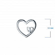 Подвеска из серебра с бриллиантом (изготовление)