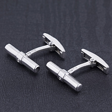 Запонки из серебра (изготовление) с бриллиантами