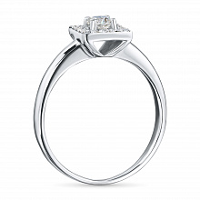 Кольцо из белого золота с бриллиантами (изготовление)