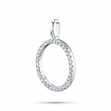 Подвеска из белого золота с бриллиантами (изготовление)