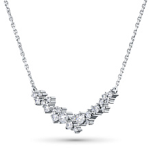 Колье из белого золота c бриллиантами