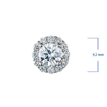 Подвеска из белого золота (изготовление) с бриллиантом