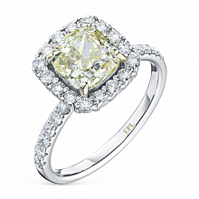 Кольцо из комбинированного золота с бриллиантами (изготовление)