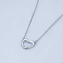 Колье из серебра с бриллиантом (изготовление)