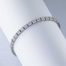 Браслет из белого золота с бриллиантами (изготовление)