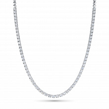 Колье из белого золота с бриллиантами (изготовление)