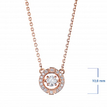 Колье из красного золота с бриллиантами (изготовление)