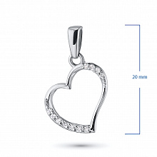 Подвеска из белого золота с бриллиантами (изготовление)