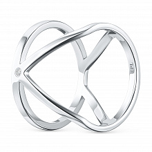 Кольцо из белого золота с бриллиантом (изготовление)