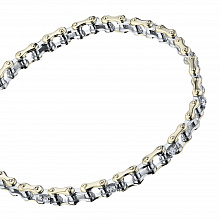 Браслет из белого золота с бриллиантом (изготовление)